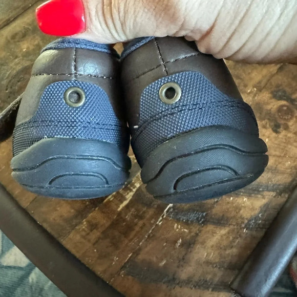 PEDIPED‎ Boys Jay Chukka Boot Size 5 Brown, Blue and Red - Picture 3 of 5